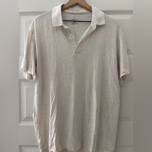 Men's Fabletics Beige Polo Shirt